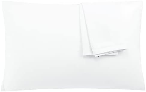 Uxcell Zipper Travel Pillowcase Set 14x20 White