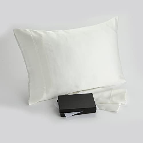 DownTown Mulberry Silk Pillowcase Set of 2 White 31x40