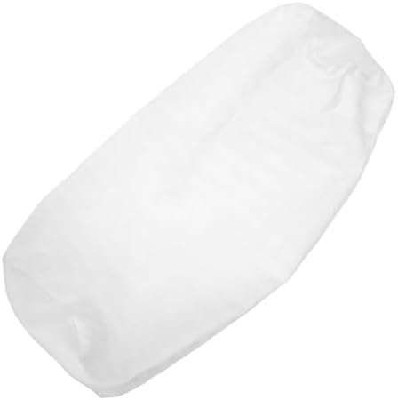 Toyvian Cylindrical Neck Pillow Cover Zippered Soft Round Cushion Protector