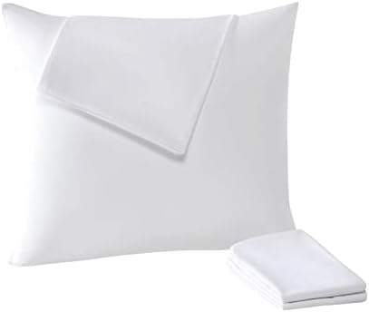 Kingnex 4 Pack Waterproof Pillow Protectors with Zipper