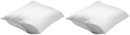 Deluxe Zippered Vinyl Pillow Covers 2-Pack 20x29