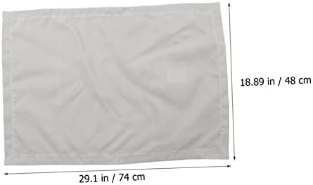 CIYODO 2pcs Linen Pillow Case Waterproof Zipper Covers