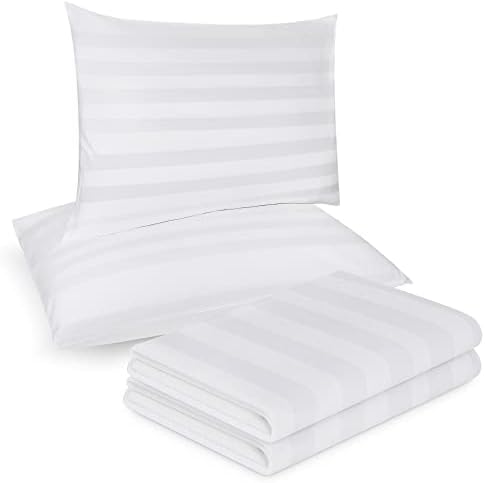 Continental Bedding Damask Zippered Pillow Protector Set of 2