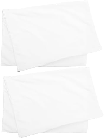 Hemobllo 2Pcs Zipper Pillow Cases Washable Comfortable Pillow Protectors