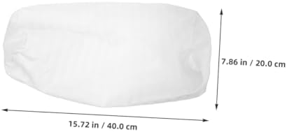 VICASKY Zippered Soft Cylindrical Pillow Cover for Home Travel
