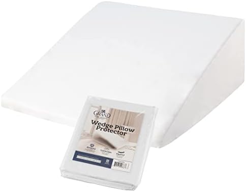 The Grand Poly-Cotton Zippered Pillow Protector for Wedge Pillows