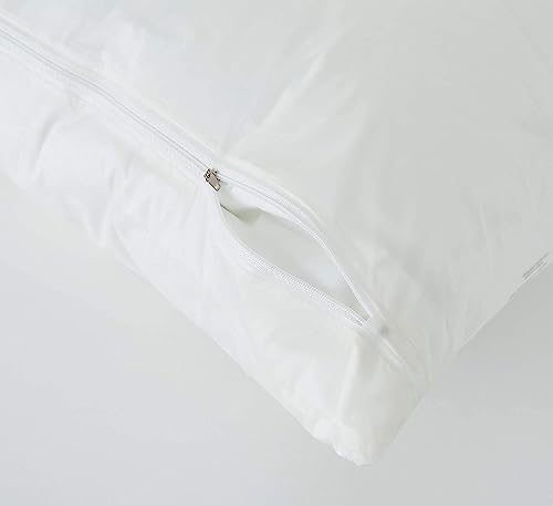 Bargoose Vinyl Zippered Pillow Protector - 21x27 2 Pack