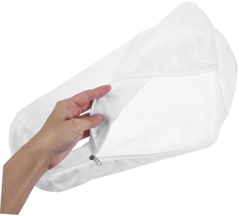 VICASKY Zippered Soft Cylindrical Pillow Cover for Home Travel