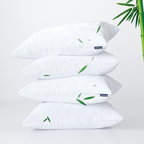 Moonsea Waterproof Pillow Protector Set of 2 with Zipper