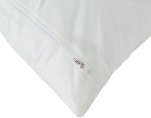 Bargoose Vinyl Zippered Pillow Protector - 21x27 2 Pack
