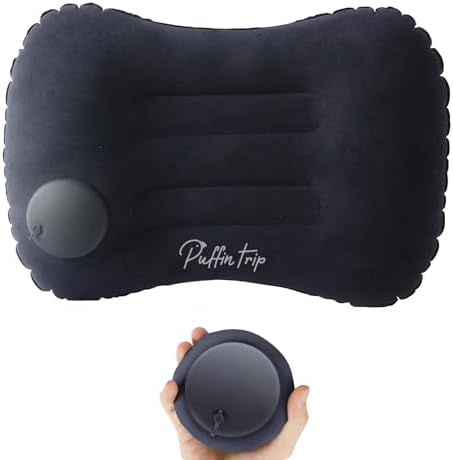 Ultralight Inflatable Travel Pillow - Dark Blue