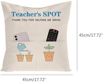 Zkbszn Remote Control Linen Pillowcase Home Decor Storage