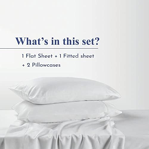 4 Piece Bed Sheet Set Twin XL 100 Egyptian Cotton 800 Thread Count