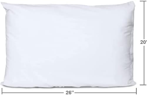 ShanDreamz 100 Cotton Pillow Protectors 6 Pack 20x26 1