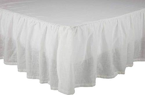 Piper Classics Antique Muslin Twin Bed Skirt