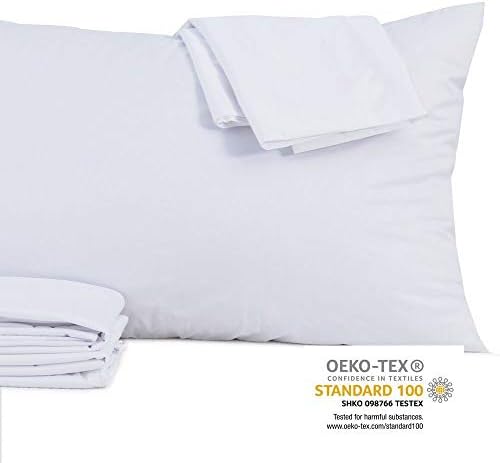 Bedecor Standard Pillow Protector 4 Pack with Zipper 1