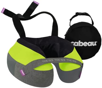 Cabeau Travel Neck Pillow for Airplanes Supportive 360 Design