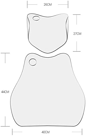 DDGURDH Lumbar Pillow with 3D Air Layer Memory Foam