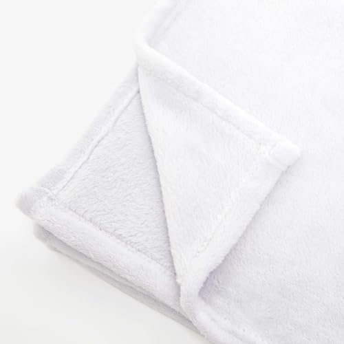 Pinroote Grey Ombre Flannel Microfiber Throw Blanket