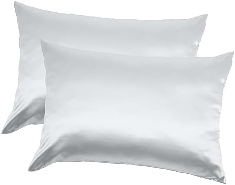 HOLIDYOYO 2pcs Cooling Polyester Pillow Covers with Zipper