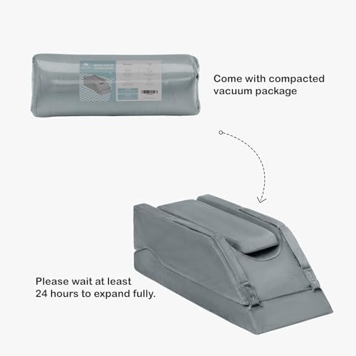LightEase Adjustable Leg Pillow for Post Surgery Support