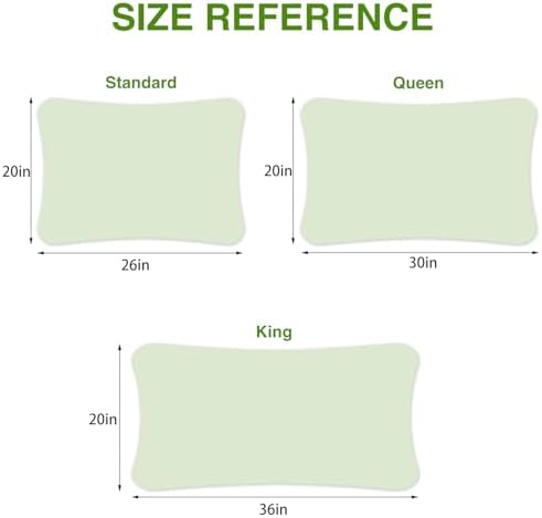 AVARNO Pillow Protectors King Size Zipper Set of 2