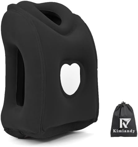 Kimiandy Upgraded Inflatable Travel Pillow for Neck Support