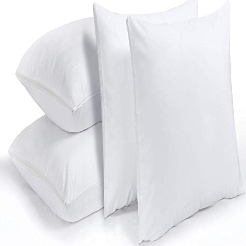 Niagara 8 Pack Cotton Pillow Protectors 20x26 Inches Ultra Fresh Treated