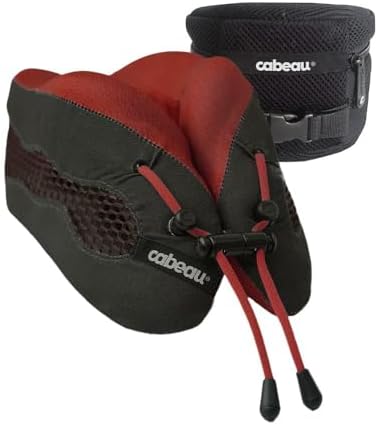 Cabeau Evolution Cool Travel Neck Pillow - Red 1