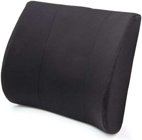 DMI Lumbar Support Pillow for Chair Contoured Foam Black 1