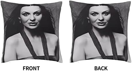 AMIOUDR Crystal Singer Gayle Throw Pillow Cover 18x18