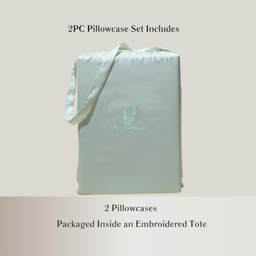 ArthCrafted 100 Austrian Tencel Lyocell King Size Pillowcase Set of 2