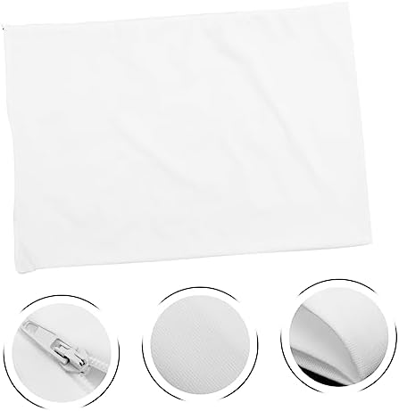 Hemobllo 2Pcs Zipper Pillow Cases Washable Comfortable Pillow Protectors