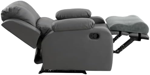 HOMBYS Extra Large Recliner Leg Pillow - Light Grey
