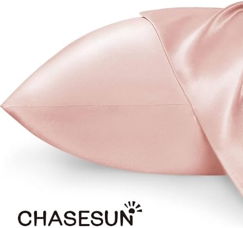 CHASESUN Silky Satin Pillowcase with Envelope Closure