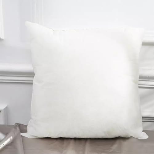Cotton Throw Pillow Inserts Soft Breathable 16x16in White