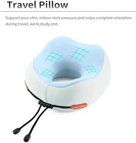 Comphekept Thickened Memory Foam Travel Neck Pillow for Women