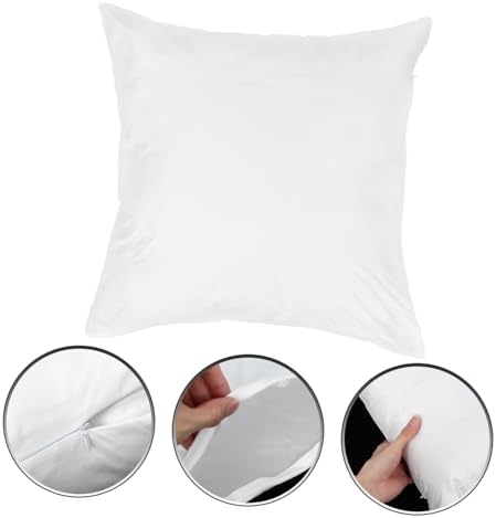 VINTORKY Washable Polyester Pillow Protector with Zipper Closure