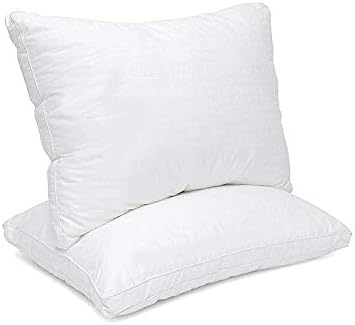 Maxi Mastertex Cooling Bed Pillows 2 Pack Cotton Cover Pillow Protectors