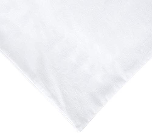 White Pillow Covers with Bow Ties Pure Cotton Standard Twin 2 Pieces