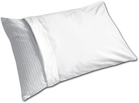 Bed Makers Levinsohn Pillow Protector Zipper Closure White Queen 6 Pack