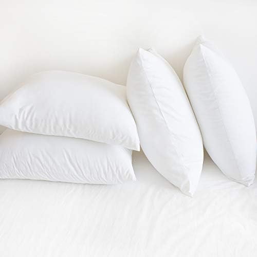 Sweet Forest 4 Pack Cotton Pillow Protectors with Zipper