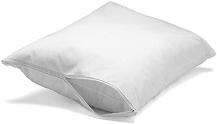 Pillowtex Feather Down-Proof Pillow Protector - 100 Cotton Machine Washable Zippered
