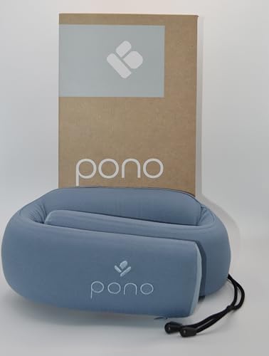 Pono Neck Cradle Travel Pillow - Adjustable Support for All Adults
