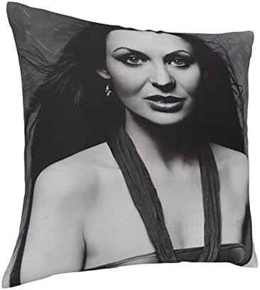 AMIOUDR Crystal Singer Gayle Throw Pillow Cover 18x18