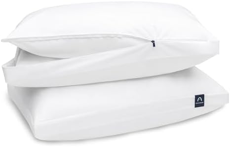 ACCURATEX Fluffy Pillow Cover 100 Cotton with Down Alternative