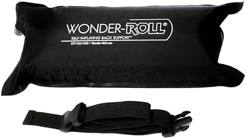 Wonder-Roll Self Inflating Lumbar Pillow for Lower Back Support