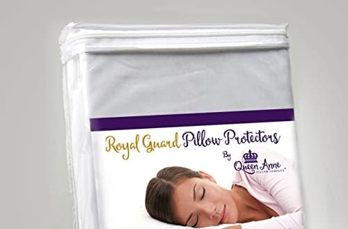 Queen Anne Pillow Protectors 2 Pack - Waterproof Zipper Closure