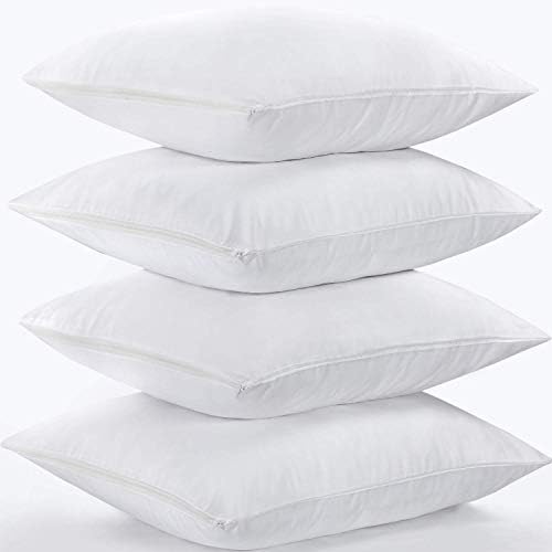 Niagara 8 Pack Cotton Pillow Protectors 20x26 Inches Ultra Fresh Treated