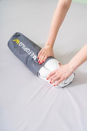 MEFOPILO Travel Memory Foam Pillow 1575x1181x394 Inches